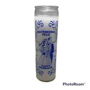 Happy marriage 7 days candle/ vela matrimonio feliz blanca 7 días